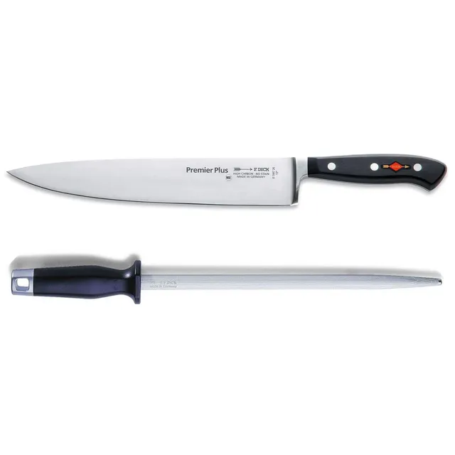 f-dick-premier-plus-kochmesser-26-cm-set-mit-wetzstahl-30-cm image 1