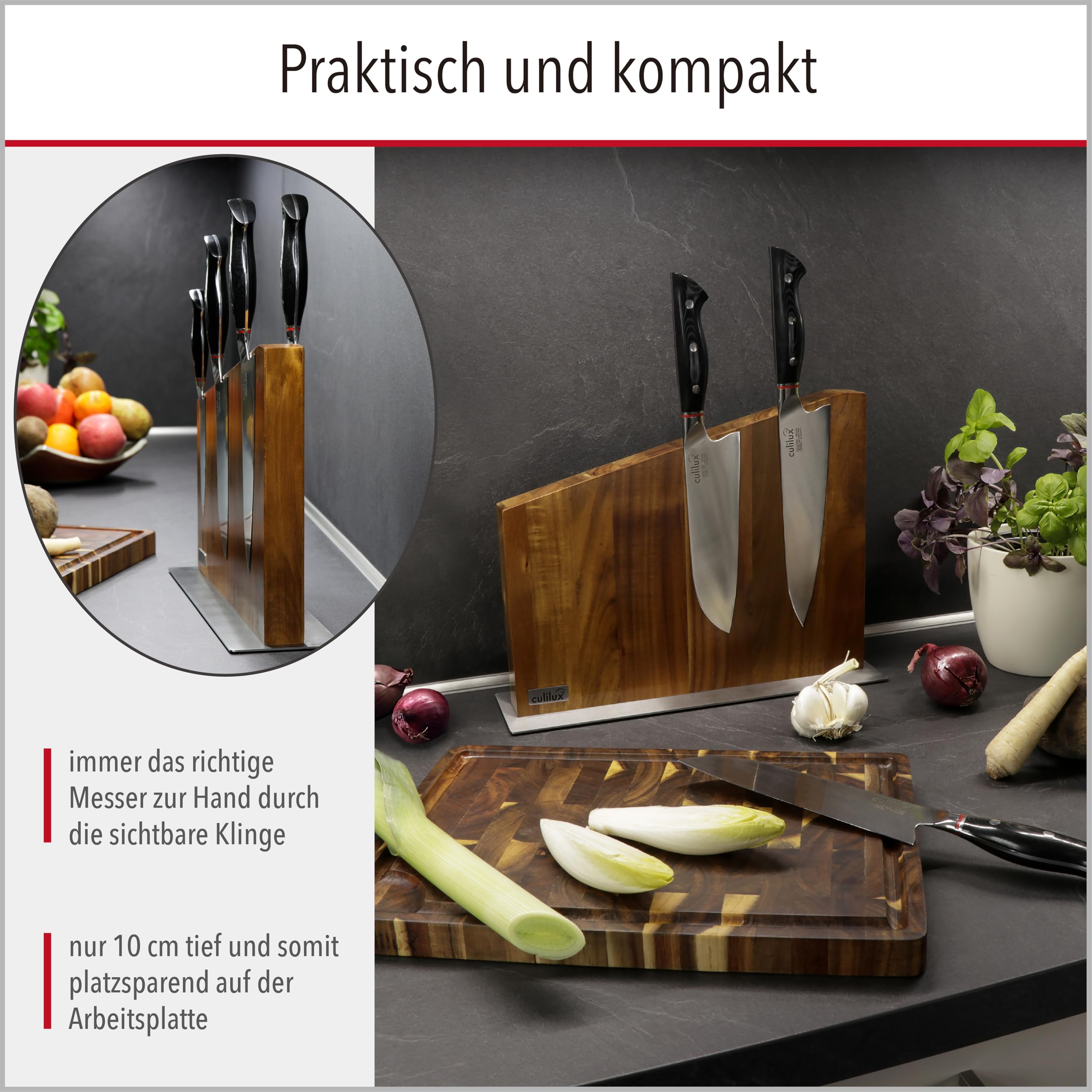 culilux-gourmet-messerblock-magnetisch-akazie-10-messer image 7