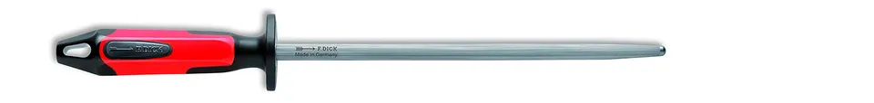 f-dick-prodynamic-fleischerstahl-25-cm-wetzstahl-rot-schwarz image 1