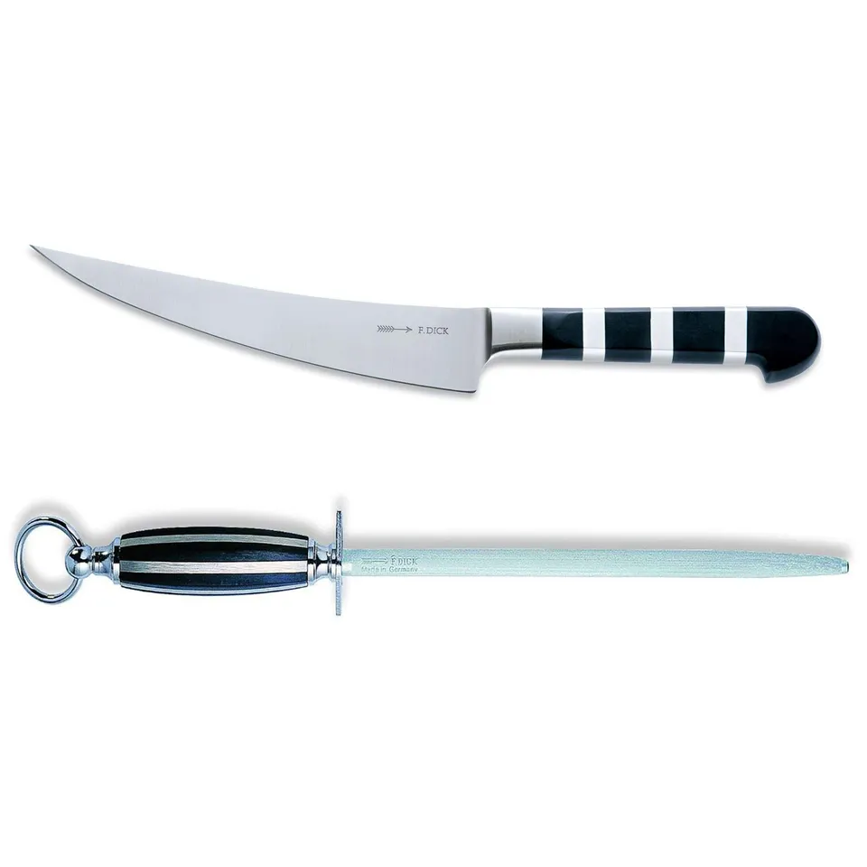 dick-1905-zerlegemesser-18-cm-set-mit-wetzstahl-geschmiedet image 1
