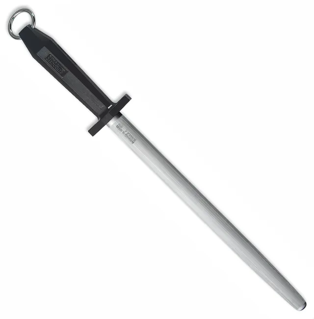 f-dick-eurocut-wetzstahl-30-cm-oval-feinzug-schwarz image 1