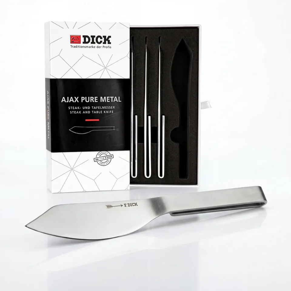 f-dick-pure-metal-ajax-steakmesser-set-4-tlg-grau-22-cm image 1