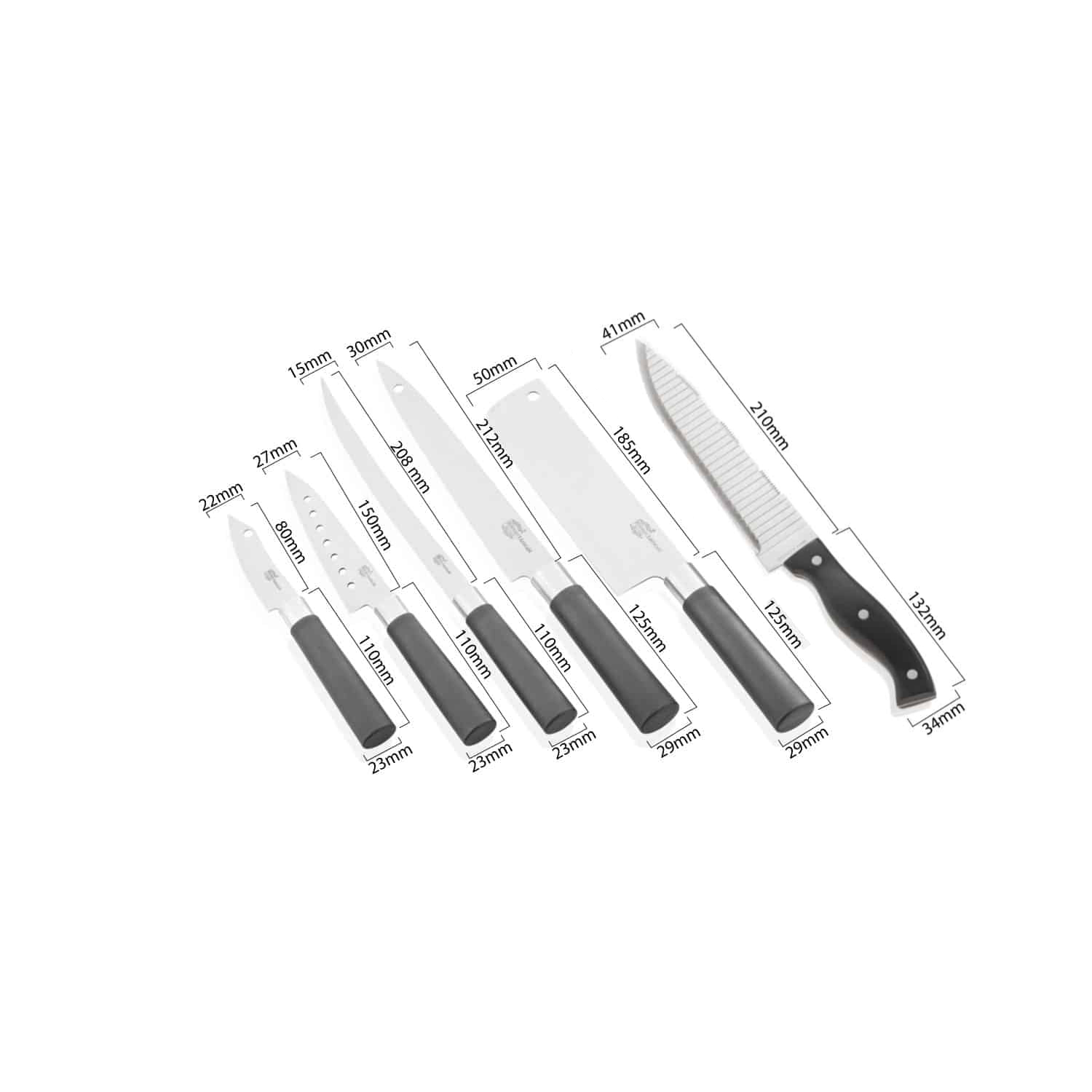 b-rner-asia-messerset-7-teilig-edelstahl-mit-messersch-rfer image 3