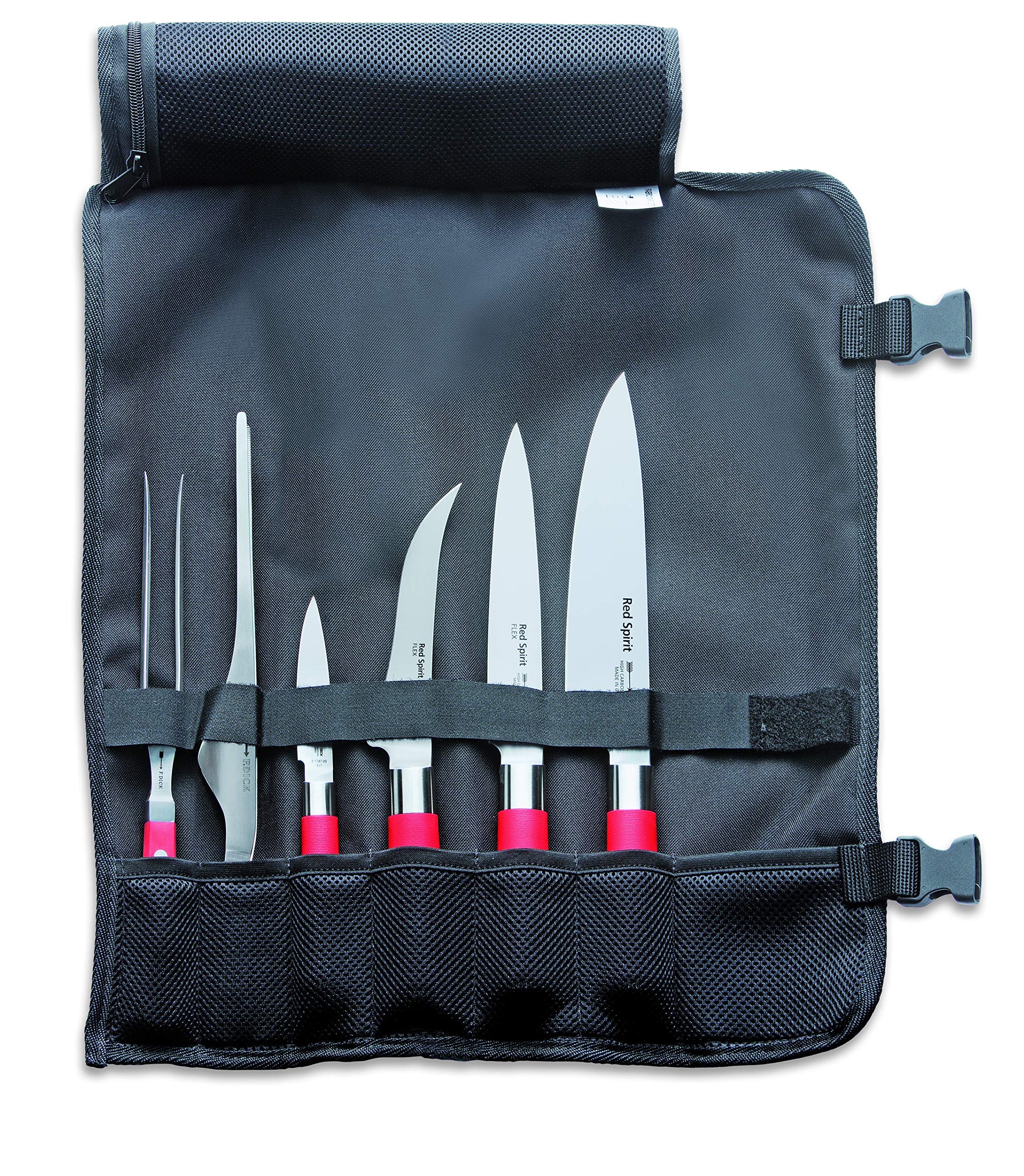 dick-red-spirit-81767000-messerset-rolltasche-rot-6-teilig image 1