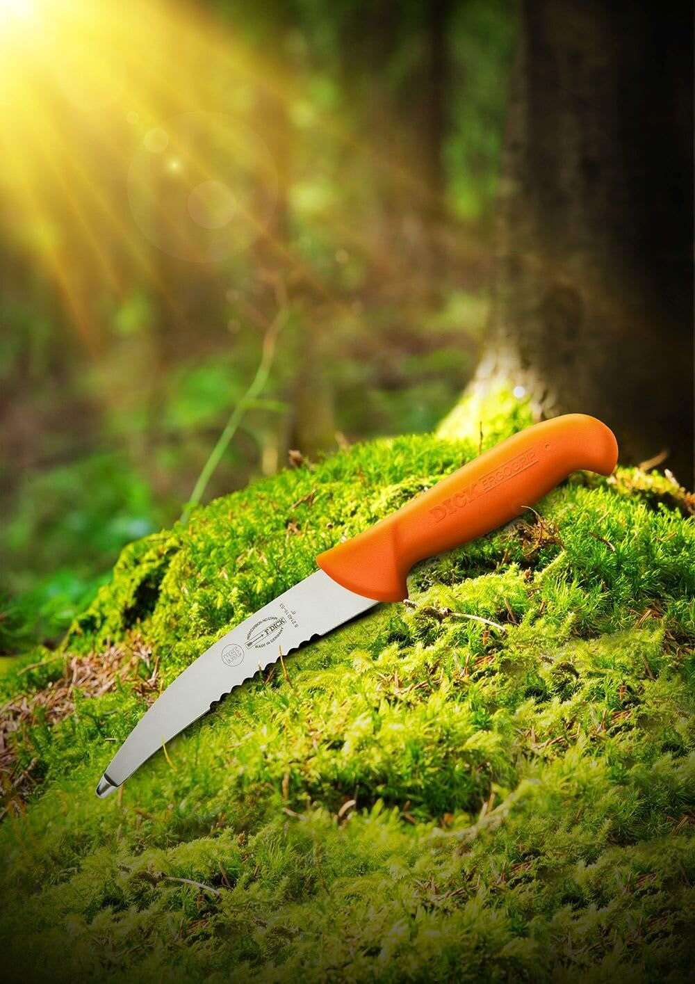 dick-ergogrip-aufbrechmesser-15-cm-wellenschliff-orange image 2