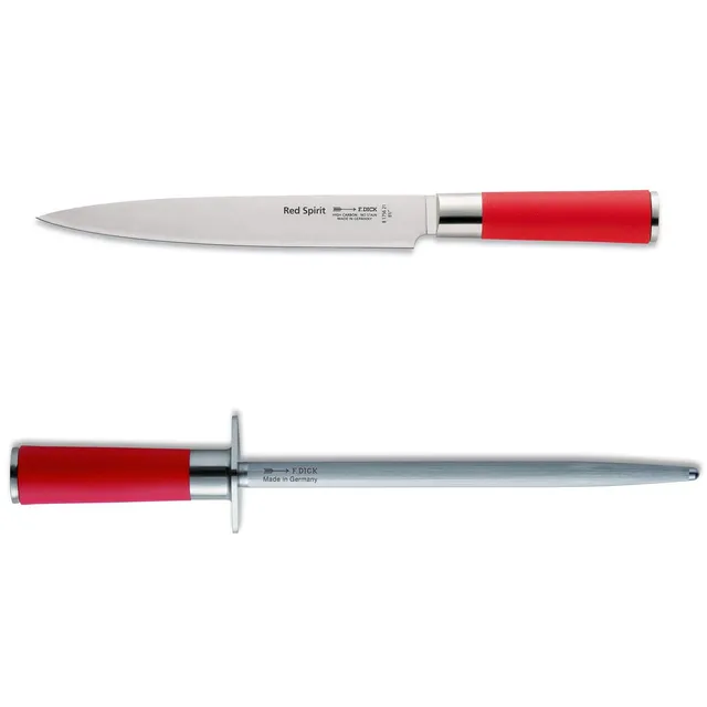 f-dick-red-spirit-tranchiermesser-21-cm-set-mit-wetzstahl image 1