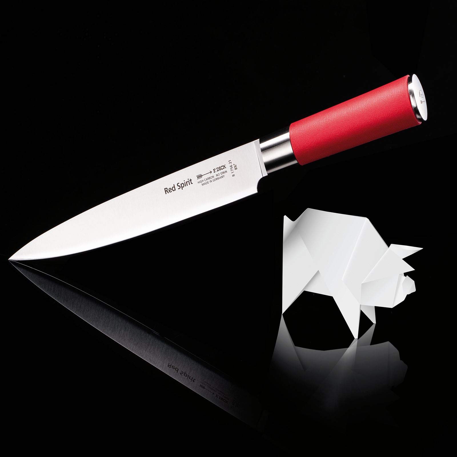 dick-red-spirit-tranchiermesser-21-cm-set-wetzstahl-rot image 4