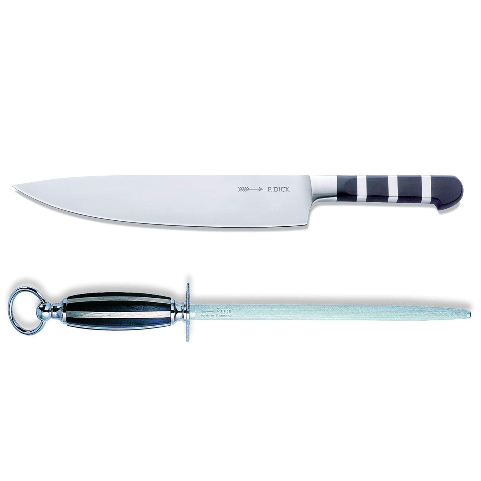 dick-1905-kochmesser-26-cm-messerset-mit-wetzstahl-breit image 1