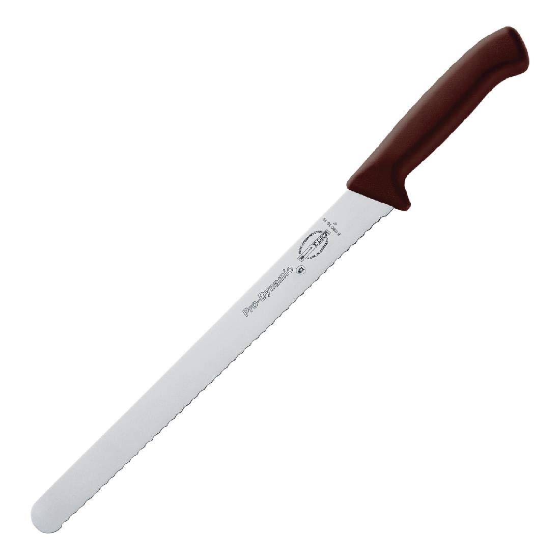 f-dick-prodynamic-aufschnittmesser-30-cm-wellenschliff-braun image 1