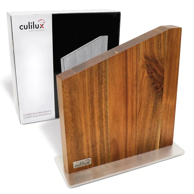 culilux-gourmet-messerblock-magnetisch-akazie-10-messer image 1