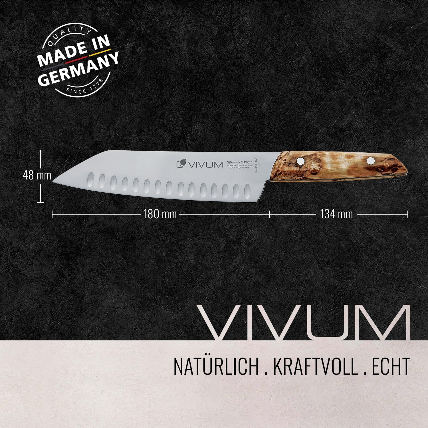 f-dick-vivum-santoku-18-cm-messer-kullenschliff-birke image 2