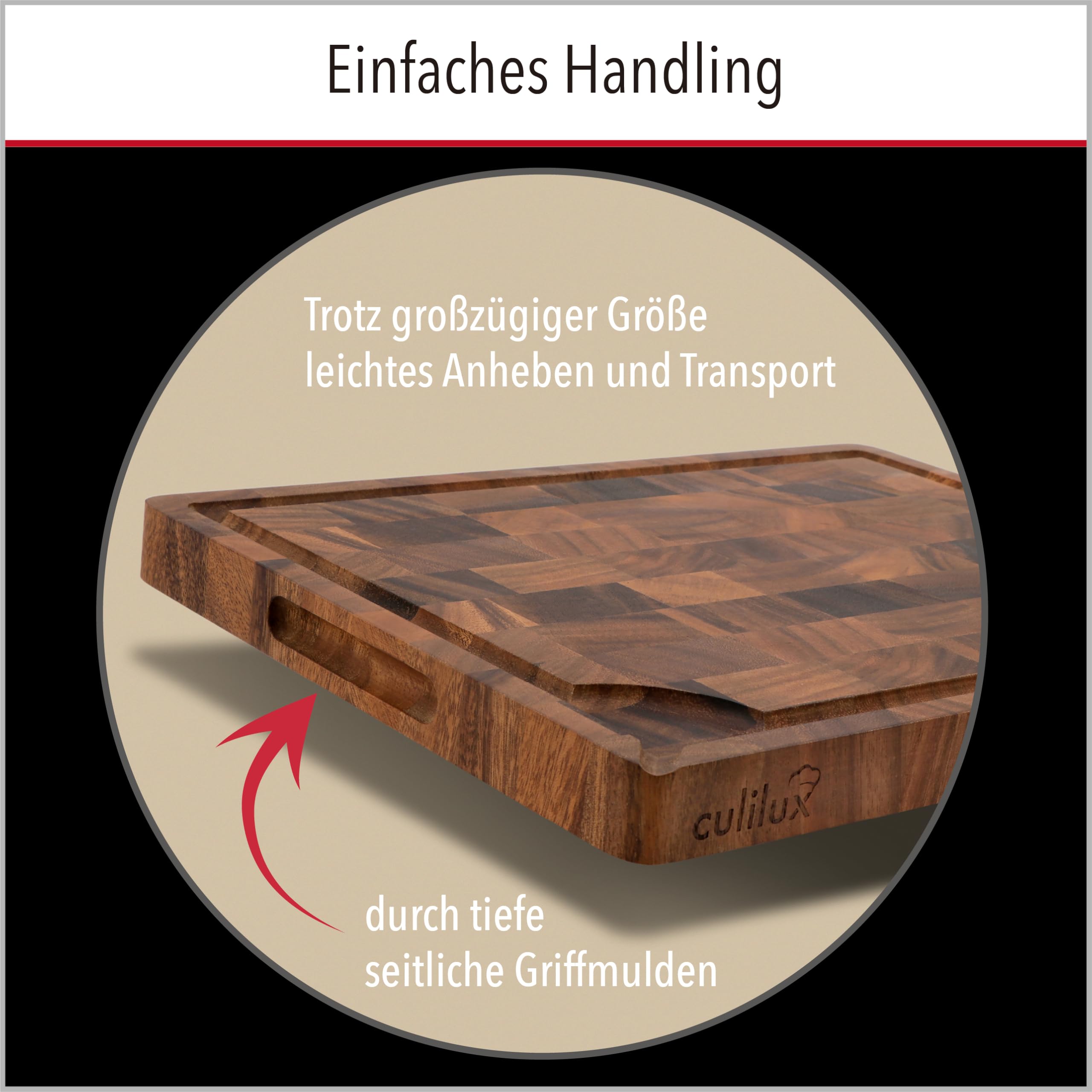 culilux-gourmet-schneidebrett-l-walnuss-stirnholz-40x30-cm image 6