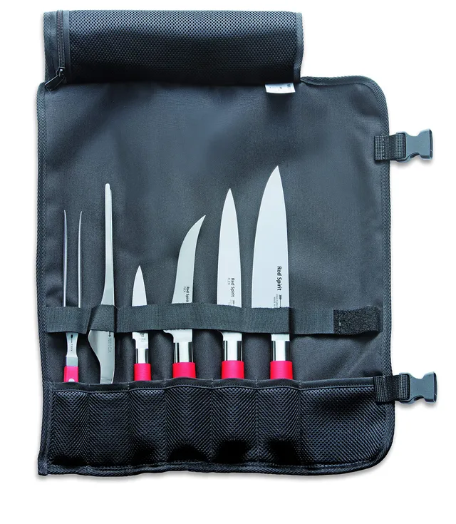 f-dick-red-spirit-messerset-rolltasche-kochmesser-set-rot image 1