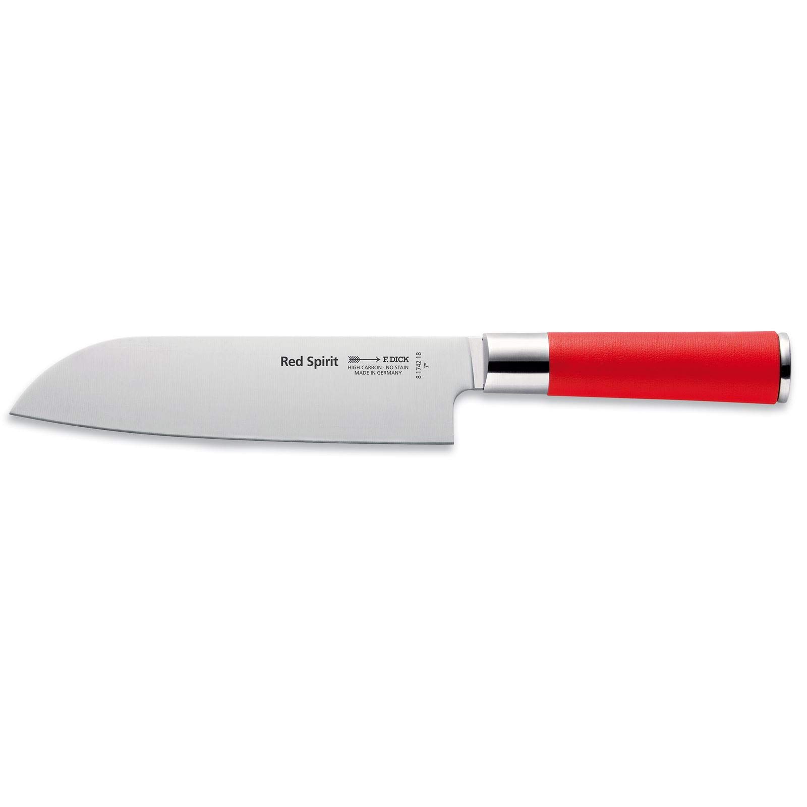 f-dick-red-spirit-santokumesser-18-cm-set-mit-wetzstahl-rot image 2