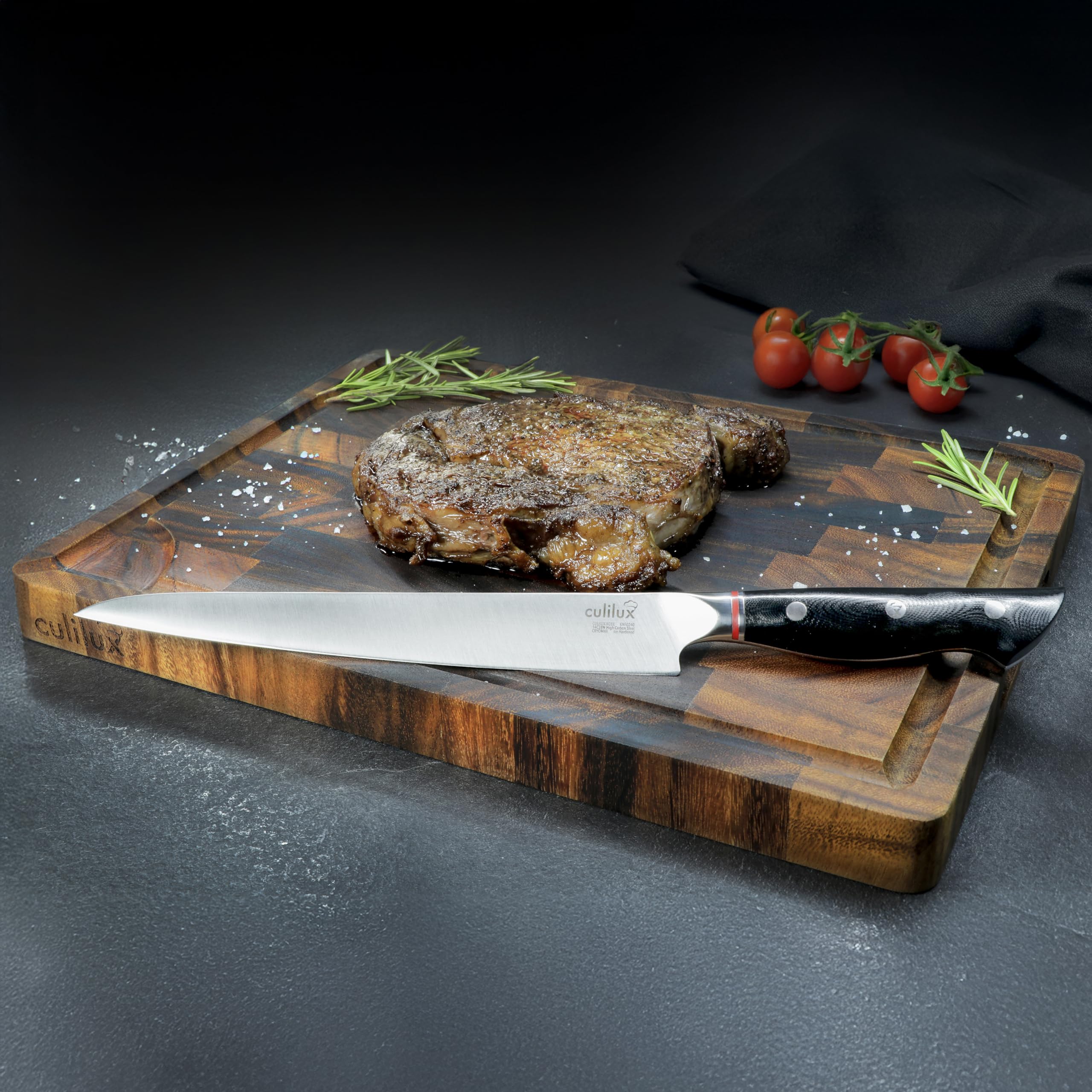 culilux-gourmet-schneidebrett-l-walnuss-stirnholz-40x30-cm image 2