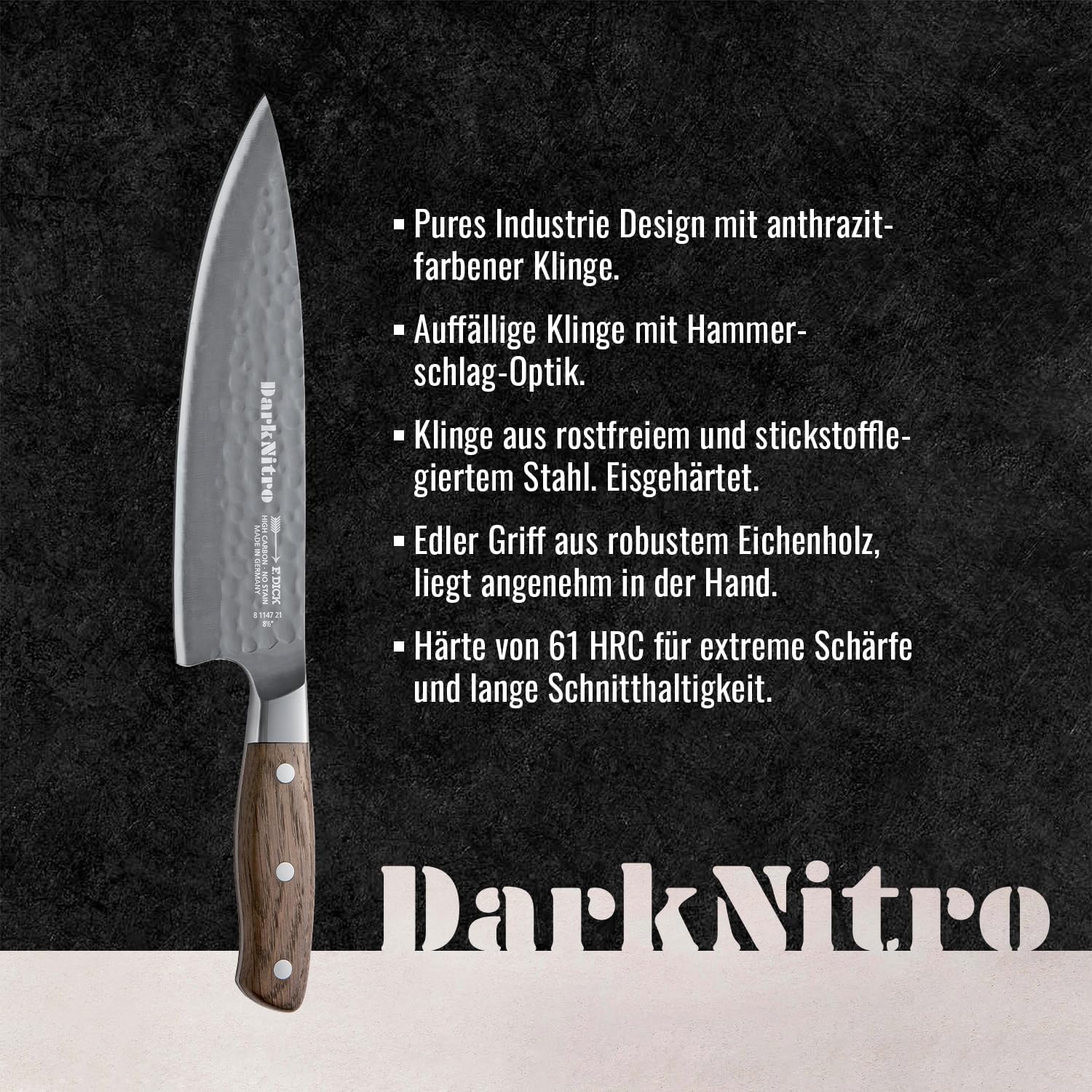 f-dick-darknitro-kochmesser-21-cm-eiche-hammerschlag-2 image 3