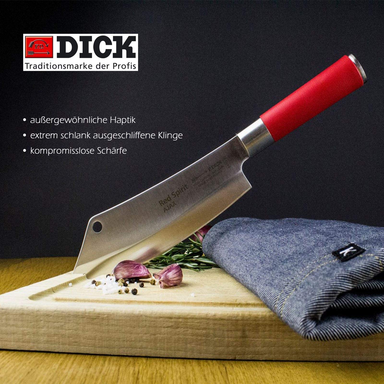 f-dick-red-spirit-ajax-20-cm-kochmesser-set-mit-wetzstahl image 4