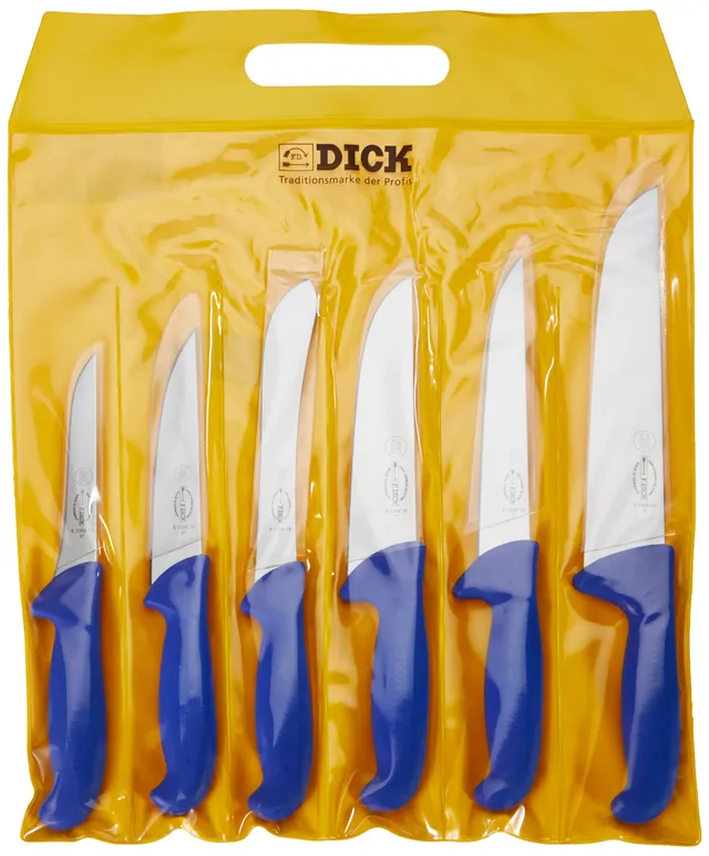 f-dick-ergogrip-messerset-6-teilig-blau-56-hrc image 1