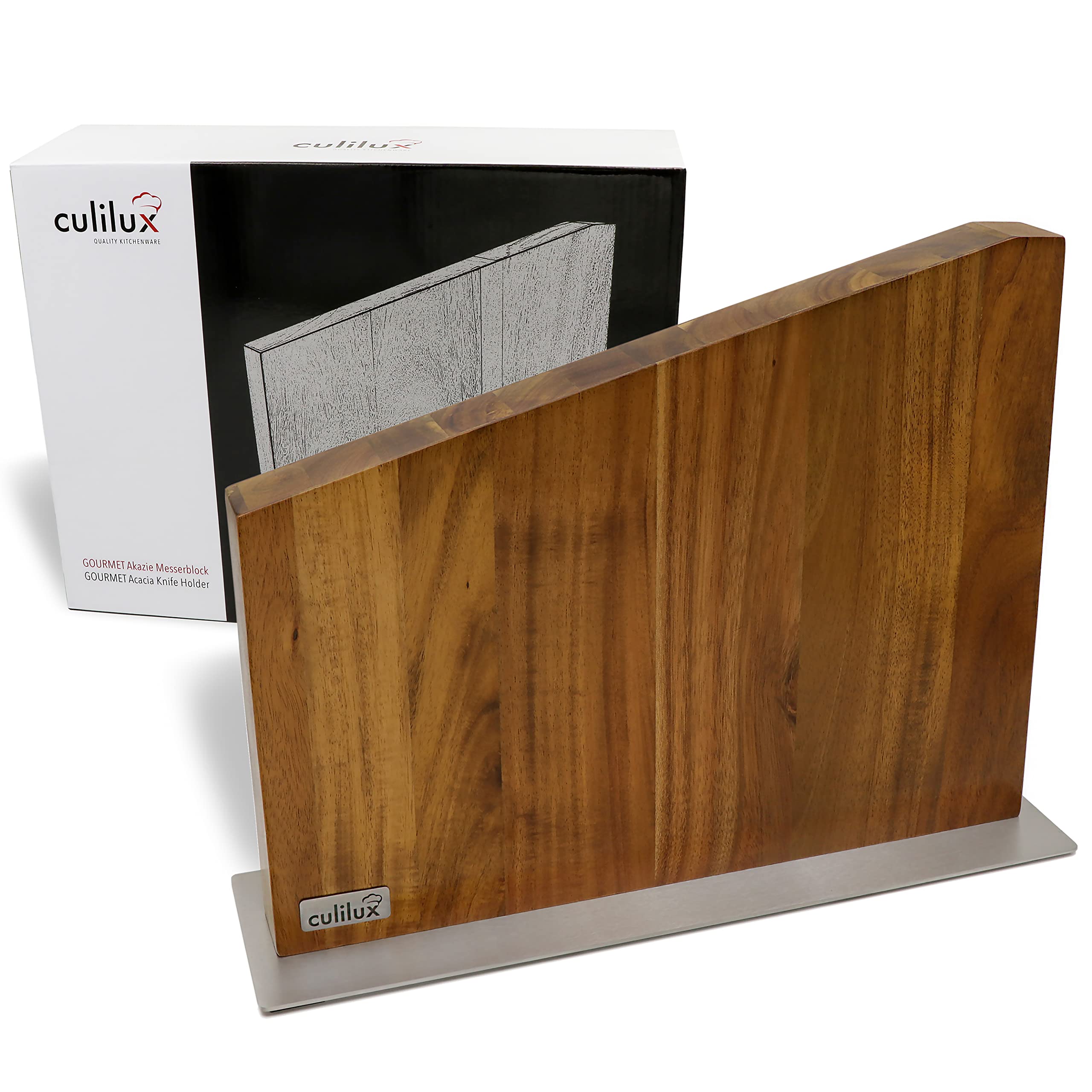 culilux-gourmet-messerblock-magnetisch-xl-akazie-14-messer image 1