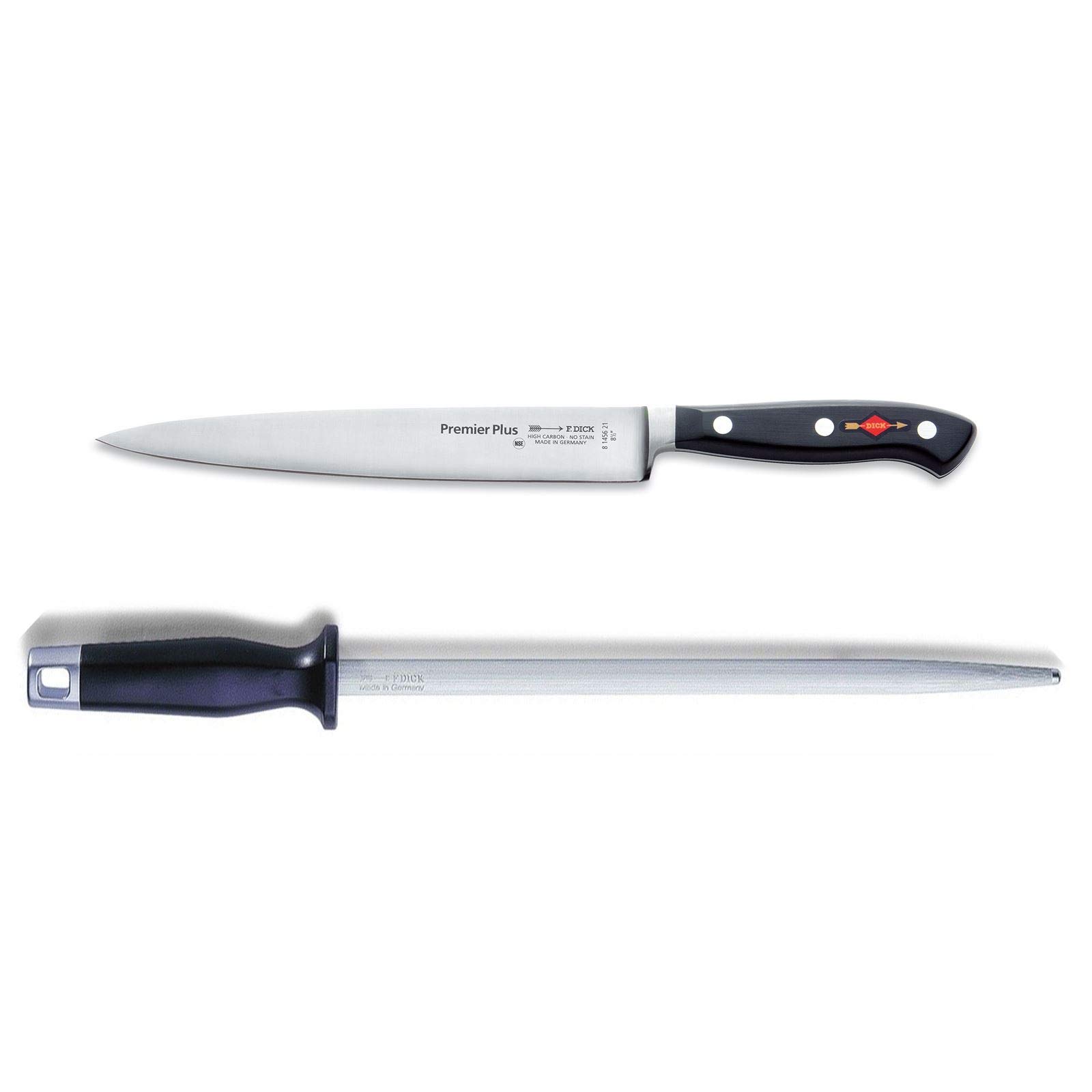 f-dick-premier-plus-tranchiermesser-21-cm-set-mit-wetzstahl-30-cm image 1