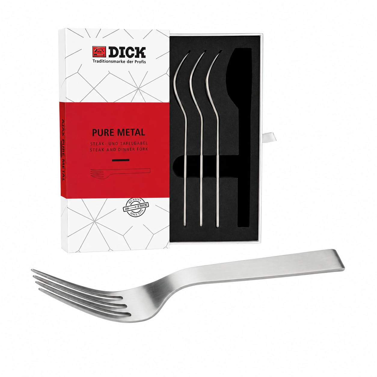 f-dick-pure-metal-ajax-steakmesser-set-4-tlg-grau-22-cm image 7