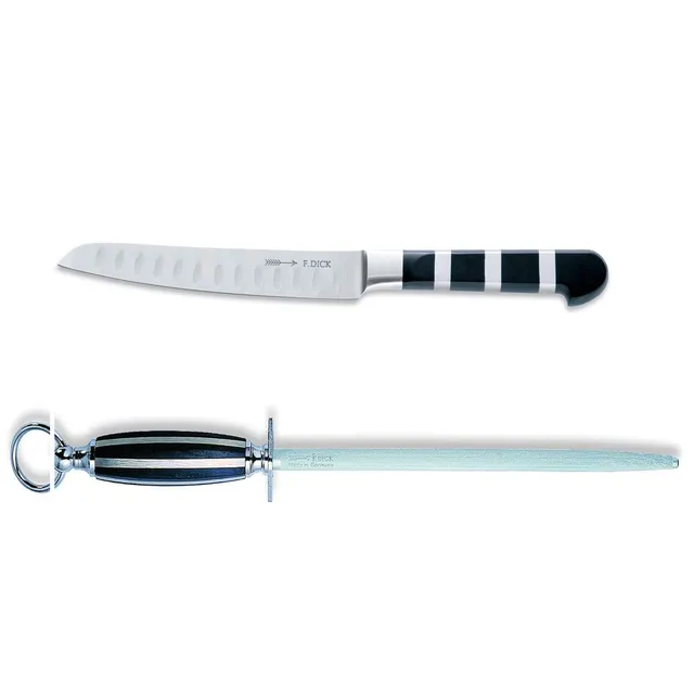 dick-1905-universalmesser-15-cm-messerset-kullenschliff-wetzstahl image 1