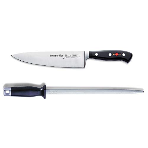 f-dick-premier-plus-kochmesser-21-cm-set-mit-wetzstahl-geschmiedet image 5