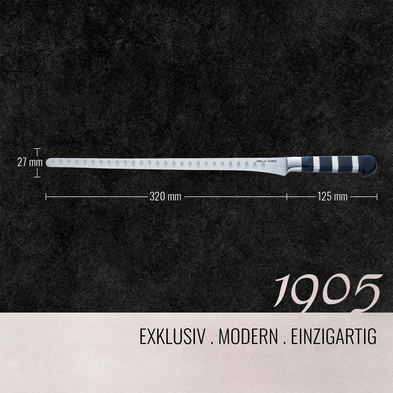 f-dick-1905-lachsmesser-32-cm-schinkenmesser-kullenschliff image 2