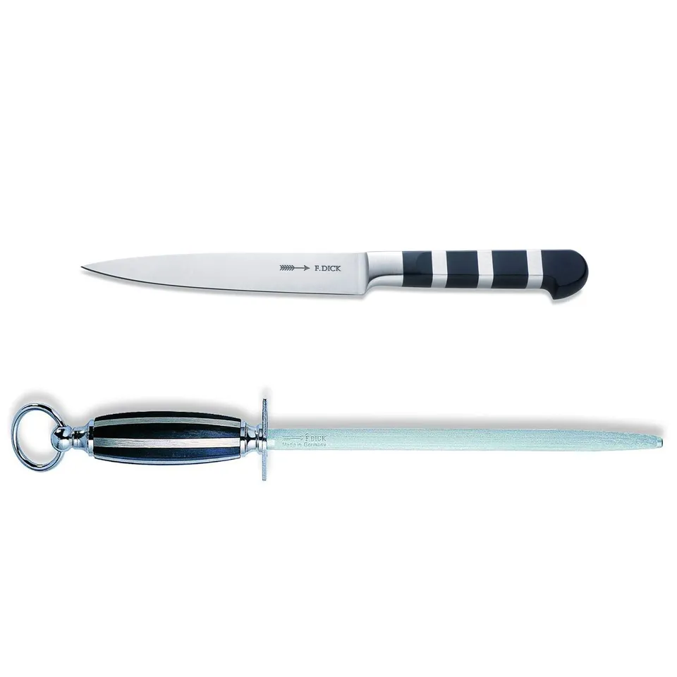 f-dick-1905-tranchiermesser-15-cm-set-mit-wetzstahl-geschmiedet image 1