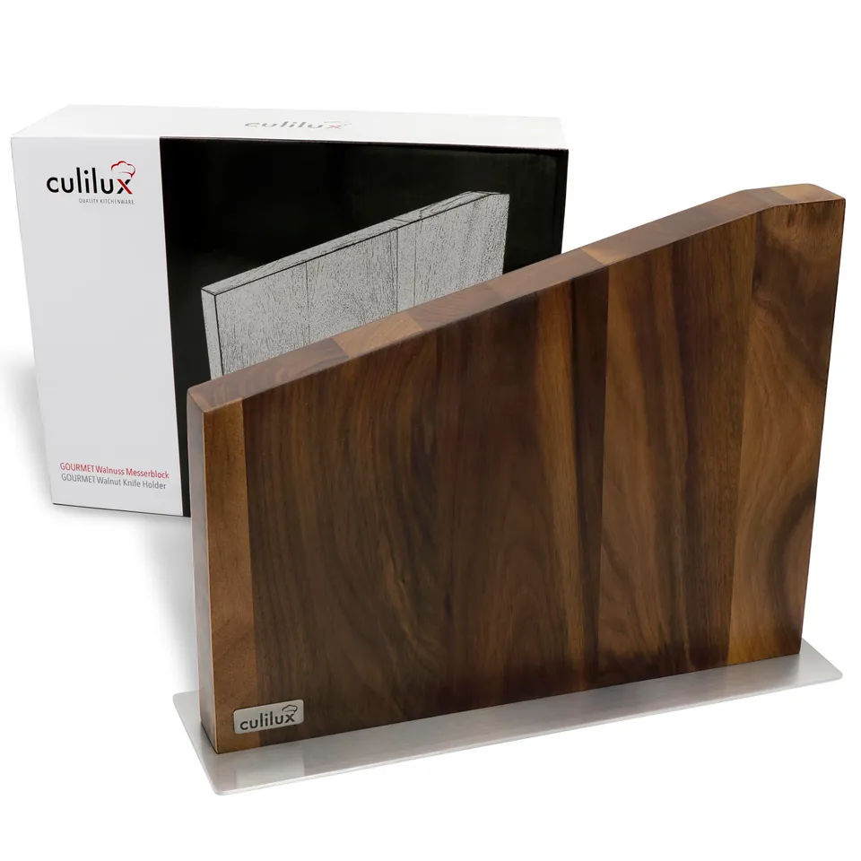 culilux-gourmet-messerblock-magnetisch-walnuss-xl-14-messer image 1